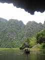 Exiting cave. Tam Coc, Vietnam