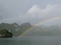 The end of a rainbow, Halong Bay, Vietnam
